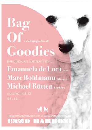 Flyer bag of goodies at ENZO, FFM