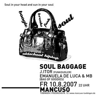 Soul Baggage August Flyer