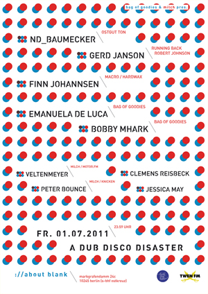 A Dub Disco Disaster Flyer